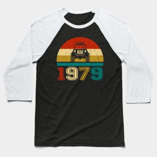 Vintage Jeep 1979 Birthday Jeep Gift Baseball T-Shirt